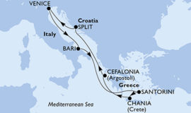 MSCリリカで巡るイタリアギリシャの島々とクロアチア7泊8日 MSCリリカで巡るイタリアギリシャの島々とクロアチア7泊8日