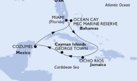 航空券+前泊ホテル込み!マイアミ発MSCシーサイドで巡るカリブ海7泊8日 航空券+前泊ホテル込み!マイアミ発MSCシーサイドで巡るカリブ海7泊8日