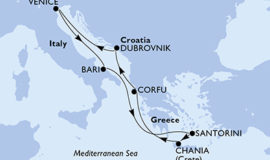 MSCマニフィカで行くイタリアギリシャの島々とクロアチア7泊8日 MSCマニフィカで行くイタリアギリシャの島々とクロアチア7泊8日