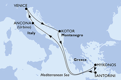 MSC ARMONIAで行くアドリア海とエーゲ海7泊8日