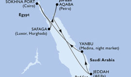 MSC SPLENDIDAで巡るエジプト・紅海・サウジアラビア7泊8日